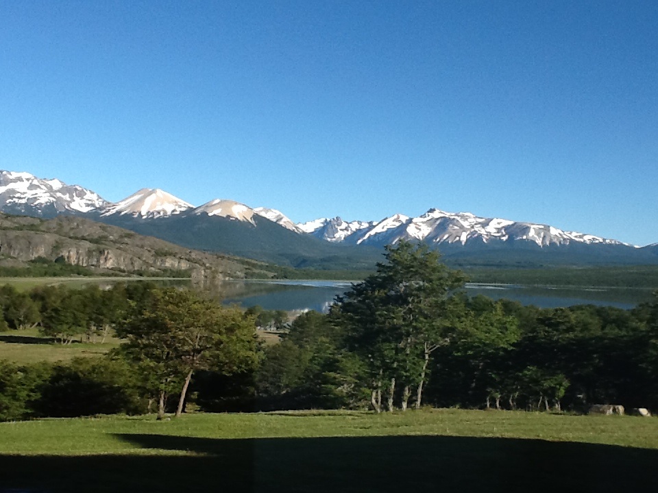 Tres Valles Estancia, Patagonia The view from the dining room